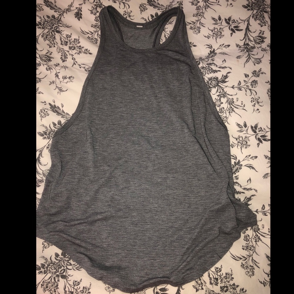 Lululemon gray loose fitting Racerback, Size 8